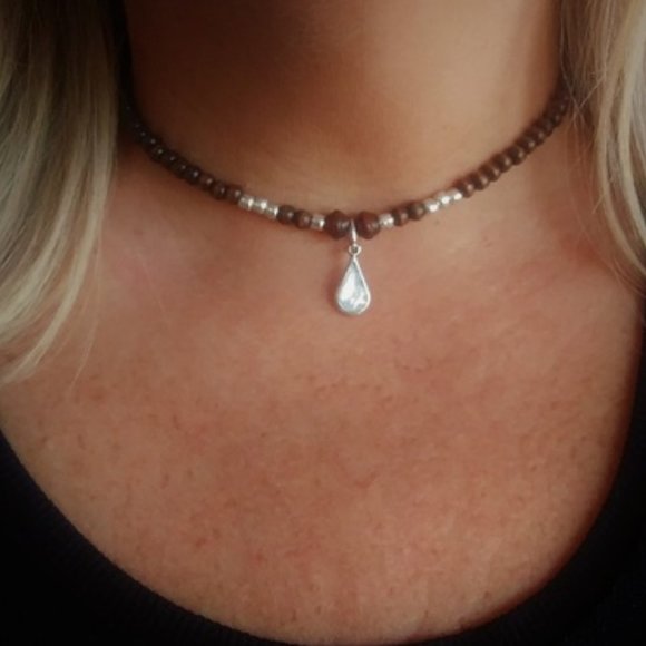 NEW Beaded Beachy Boho Gypsy Choker Necklace - Picture 2 of 5